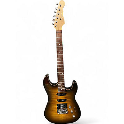 Used G&L Legacy Flame Top Sunburst Solid Body Electric Guitar