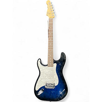 Used G&L Legacy Left Handed Blue Burst Electric Guitar