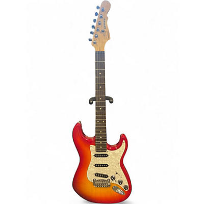 Used G&L Legacy SSS Cherry Sunburst Solid Body Electric Guitar