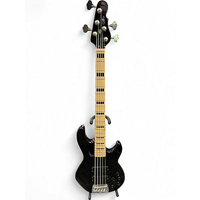 Used G&L M2500 JET BLACK Electric Bass Guitar