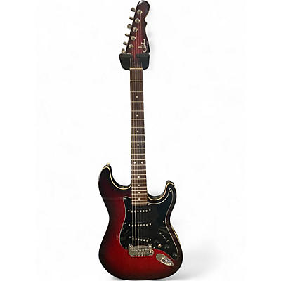 Used G&L S-500 Crimson Red Burst Solid Body Electric Guitar