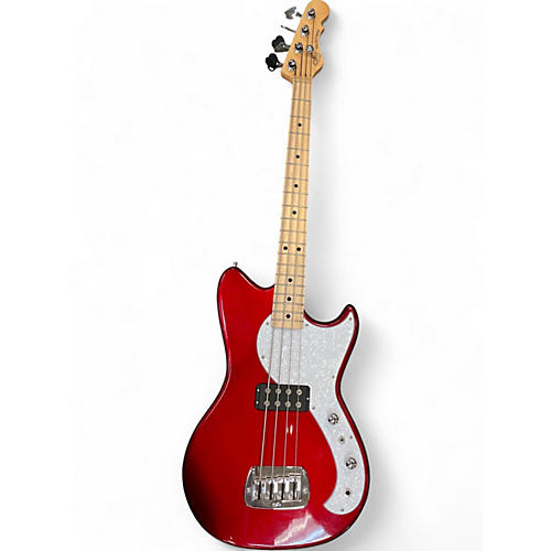 Used G&L TRIBUTE FALLOUT BASS METALIC RED Electric Bass Guitar METALIC RED