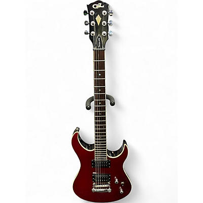 Used G&L TRIBUTE SERIES FIORANO GTS Maroon Solid Body Electric Guitar