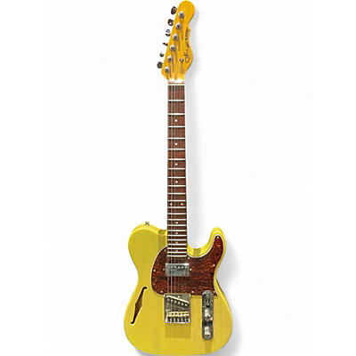 G&L Used G&L Tribute ASAT Bluesboy Thinline Yellow Hollow Body Electric Guitar