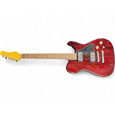 Used G&L Tribute ASAT Deluxe Red Solid Body Electric Guitar