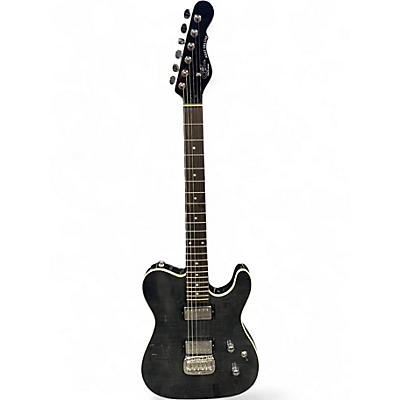 Used G&L Tribute ASAT Deluxe TRANS BLACK Solid Body Electric Guitar