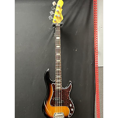Used G&L Tribute Series LB-100 3 Tone Sunburst Electric Bass Guitar