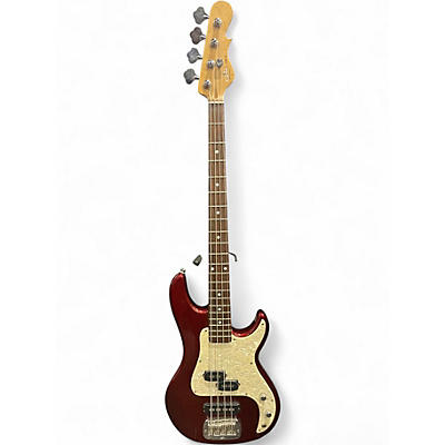 Used G&L Tribute Series SB-2 Bass with Rosewood Fretboard  Bordeaux Red Electric Bass Guitar