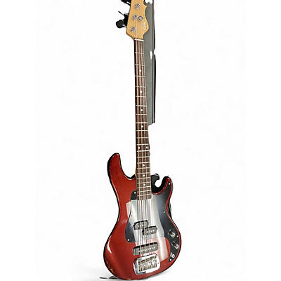 Used G&L Tribute Series SB-2 Chrome Red Electric Bass Guitar