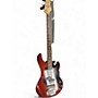 Used G&L Tribute Series SB-2 Chrome Red Electric Bass Guitar Chrome Red