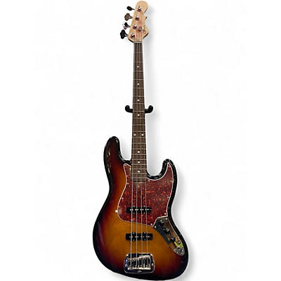 Used G&L USA Fullerton Deluxe JB Quartersawn 3 Tone Sunburst Electric Bass Guitar