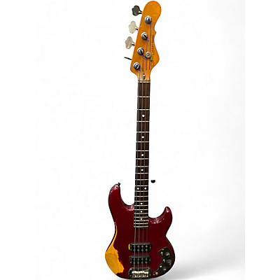 Used G&L USA L2000 Satin Red Electric Bass Guitar
