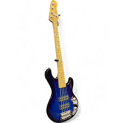 G&L Used G&L USA L2500 5 String Blue Burst Electric Bass Guitar