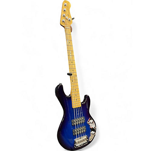 G&L Used G&L USA L2500 5 String Blue Burst Electric Bass Guitar Blue Burst