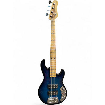 Used G&L USA L2500 5 String Blue Burst Electric Bass Guitar
