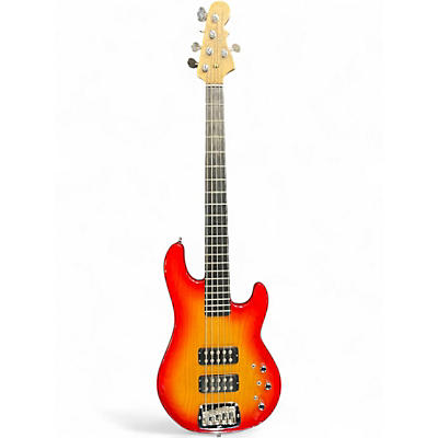 Used G&L USA L2500 5 String Cherry Sunburst Electric Bass Guitar