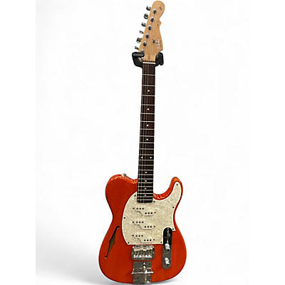 Used G&L WILL RAY TRIBUTE SEE THRU ORANGE Hollow Body Electric Guitar