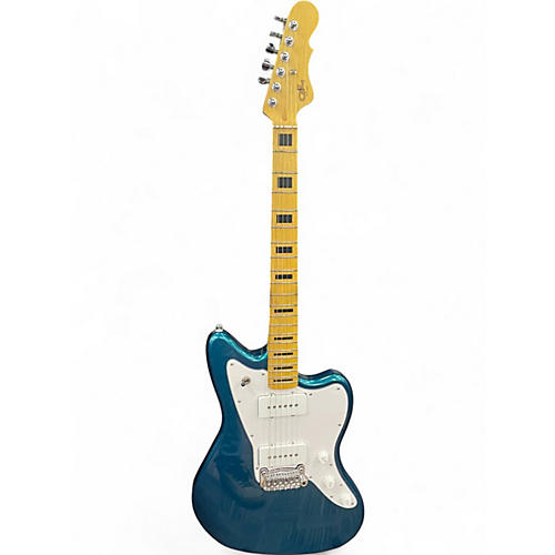 Used G&L doheney Blue Solid Body Electric Guitar Blue