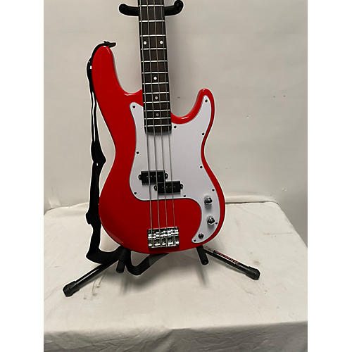 Used GLARRY PRECISION BASS Red Electric Bass Guitar Red
