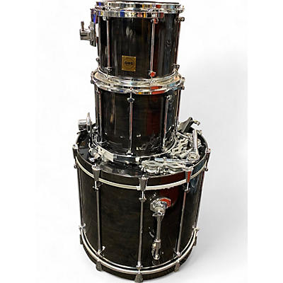 GMS Used GMS 3 Piece Custom Black Onyx Drum Kit