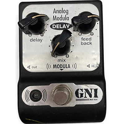 GNI PEDALS Used GNI PEDALS ANALOG MODULA DELAY Effect Pedal