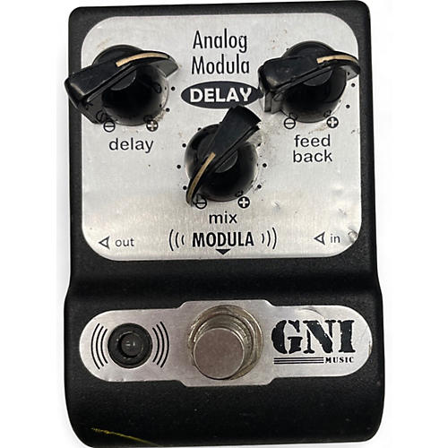 GNI PEDALS Used GNI PEDALS ANALOG MODULA DELAY Effect Pedal