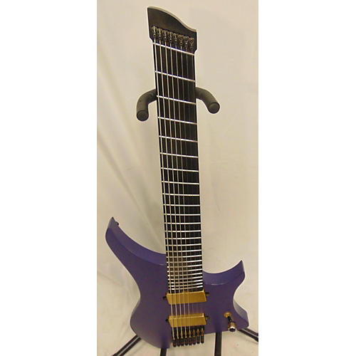 Used GOC Materia 8 String Purple Solid Body Electric Guitar Purple