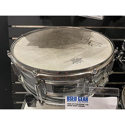 Used GP Percussion 14in Snare Drum Chrome