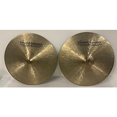 Used GRAND MASTER 14in AUTHENTIC PAIR Cymbal