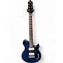 Used Gadow Single Cut Blue Solid Body Electric Guitar Blue