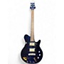 Used Gadow Standard Single Trans Blue Solid Body Electric Guitar Trans Blue