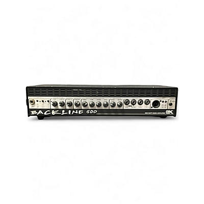 Used Gallien-Krueger Backline 600 300W Bass Amp Head