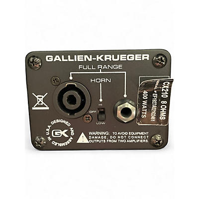 Used Gallien-Krueger CX210 Bass Cabinet
