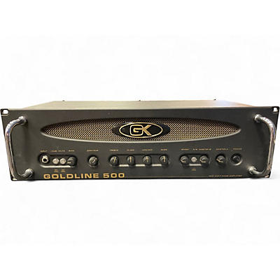 Used Gallien-Krueger Goldline 500 Bass Amp Head