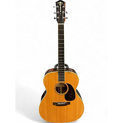 Used Galloup OM Style Natural Acoustic Guitar