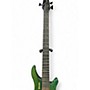 Used Galveston 5 STRING BASS GREEN Electric Bass Guitar GREEN