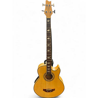 Used Galveston O90hmp50 Natural Acoustic Bass Guitar