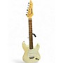 Used Galveston STRAT Cream Solid Body Electric Guitar Cream