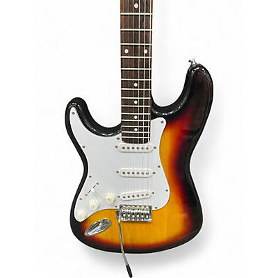 Used Galveston Strat Copy 2 Color Sunburst Solid Body Electric Guitar