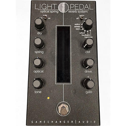 Used Game Changer Audio Light Pedal Optical Spring Reverb System Effect Pedal