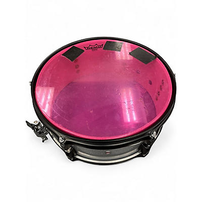 Used Gammon Percussion 14X5.5 Snare Drum Black and Silver Drum