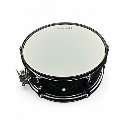 Used Gammon Percussion 14in SNARE Black Drum