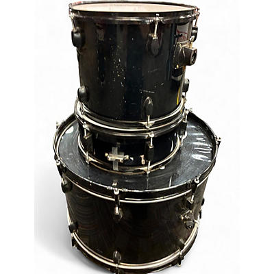 Used Gammon Percussion 3 Piece Junior Black Drum Kit