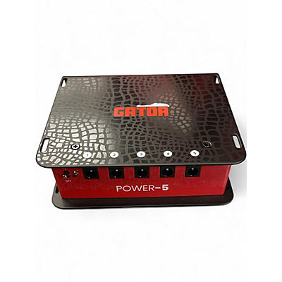Used Gator Power 5 9v Pedal Power Supply