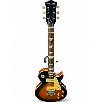 Used Gearit GLP100 Tobacco Burst Solid Body Electric Guitar