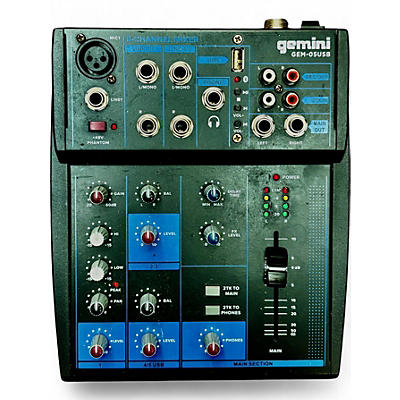 Used Gemini GEM-05USB Unpowered Mixer