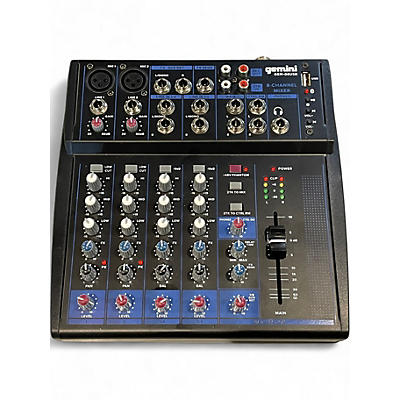 Used Gemini GEM-08 USB Unpowered Mixer