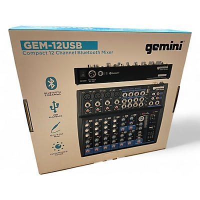 Used Gemini GEM-12USB Digital Mixer