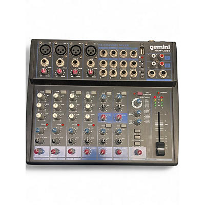 Used Gemini GEM-12USB Unpowered Mixer