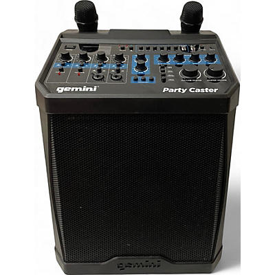 Gemini Used Gemini PARTY CASTER Powered Speaker